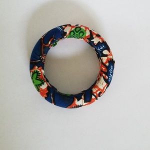 African print bangles.